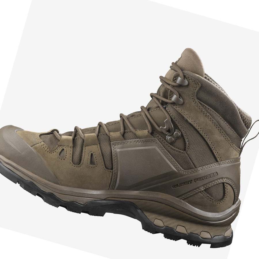 Salomon QUEST 4D GORE-TEX FORCES 2 EN Csizma Férfi Barna | HU 2259ILH